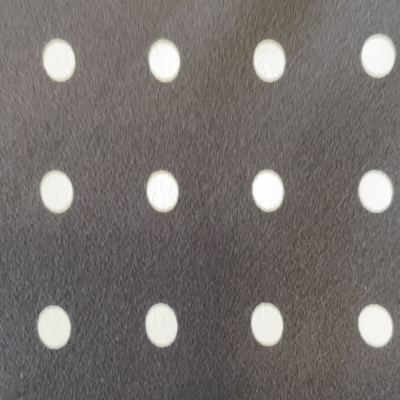 INC petites black with white polka dot midi dress - Picture 5 of 7